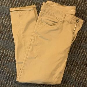 AEO Khaki Jeggings